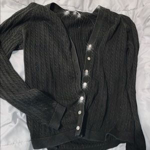 button up sweater